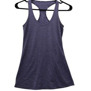 Lululemon Womens Purple Cool Racerback Heathered Pullover Yoga Tank Top Size 26